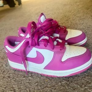 Pink & White Dunks🌸